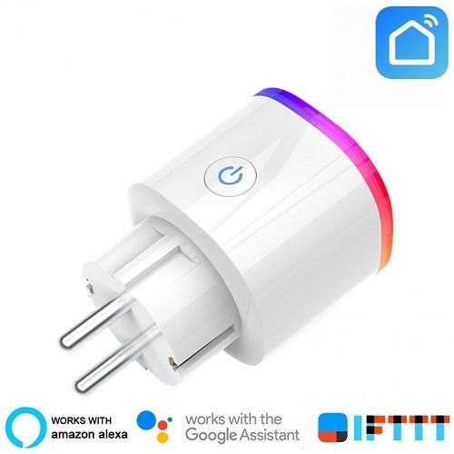 Tuya 16A 220V Wireless Wifi Smart Power Plug Energy Monitor